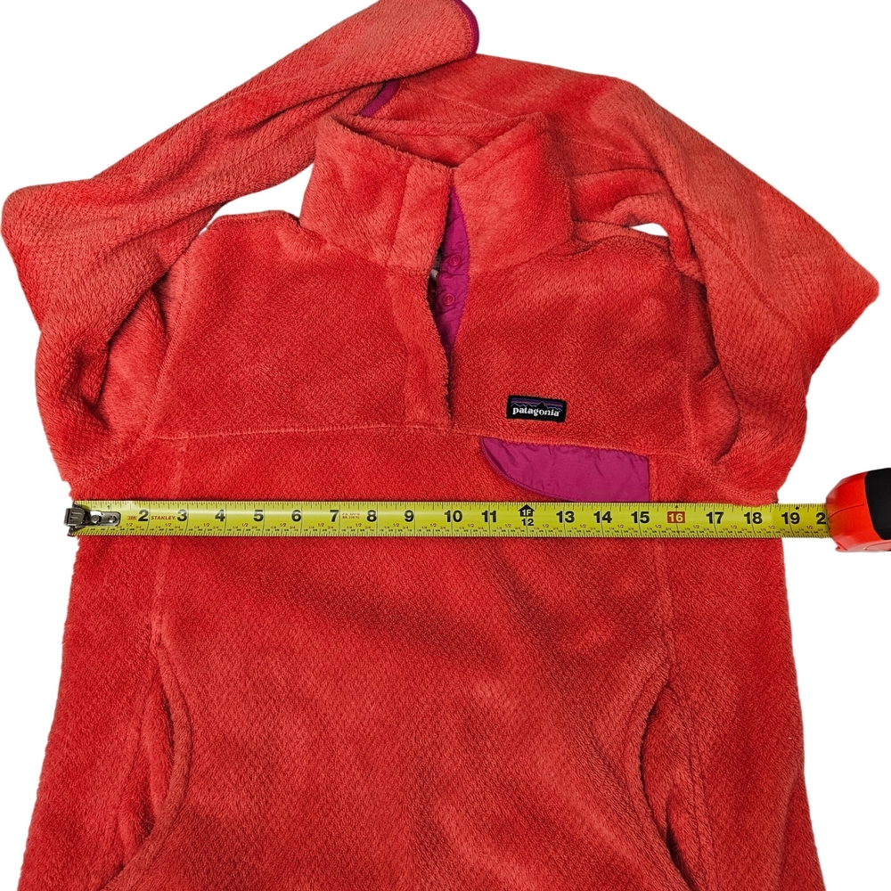 Patagonia Re-Tool Snap-T Fleece Pullover Womens‎ Size S Coral/Pink - Picture 6 of 7